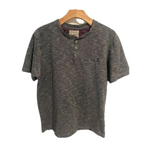 Alexander Julian Colours Short Sleeve Shirt Boys Size L 14-16 Heather Gray